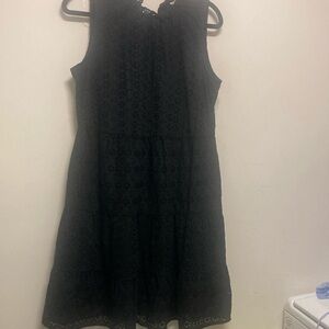 LOFT Black Sleeveless Dress